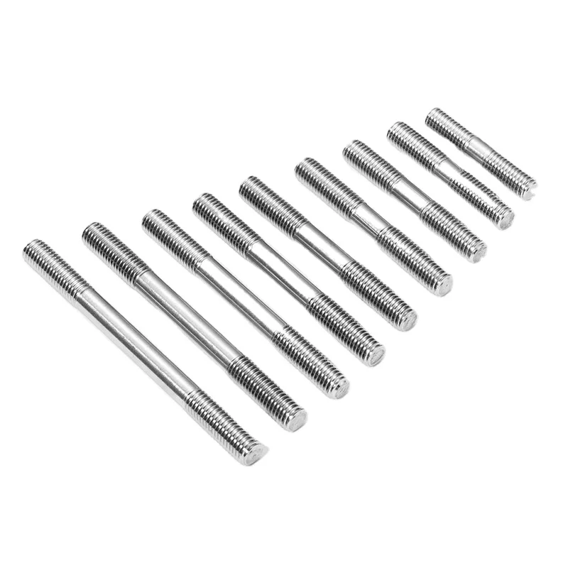 304/316/CUSTOMIZED stainless steel GB901  equal length double end studS bolts
