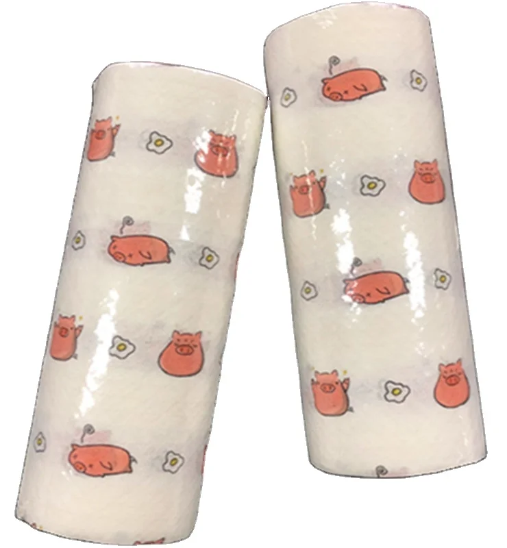 kitchen tissue shop towels roll dry wipes roll disposable lazy rags cleaning wipes kitchen cloth dish towel