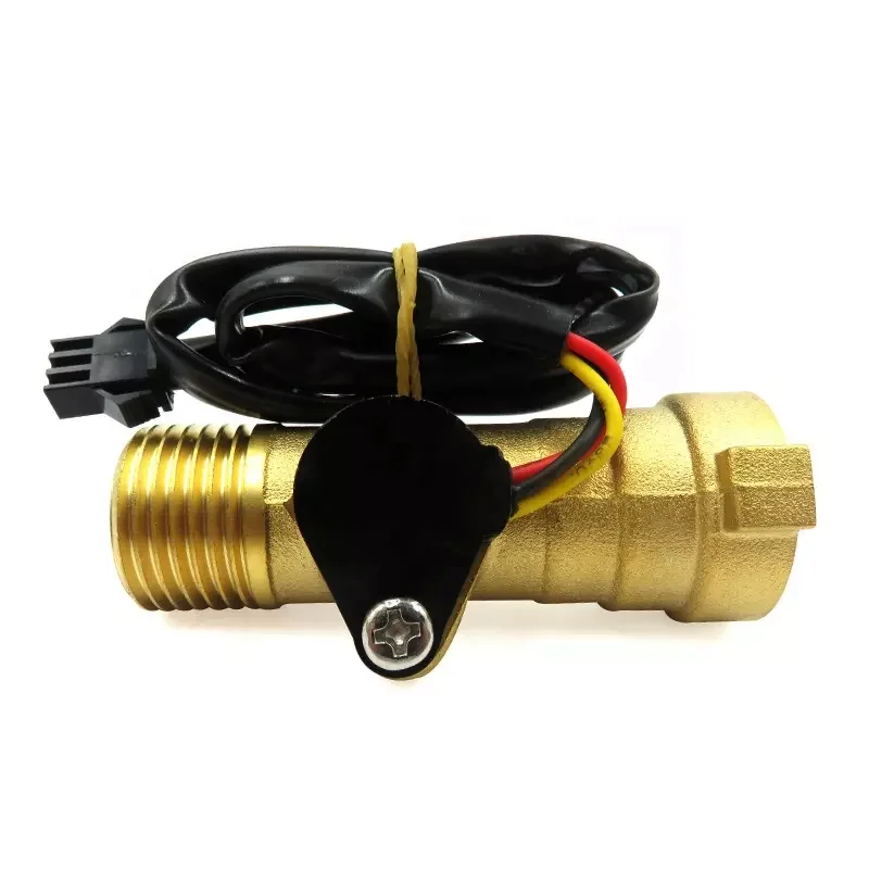 YF-B8 new power water flow generator interface G1/2 inner and outer wire stabilized micro hydro generator water flow sensor