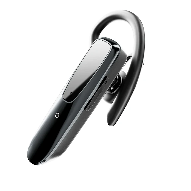wireless 5.0 noise-cancelling single ear cell phone headsets earbud earphones earhook earphone with mic for driver