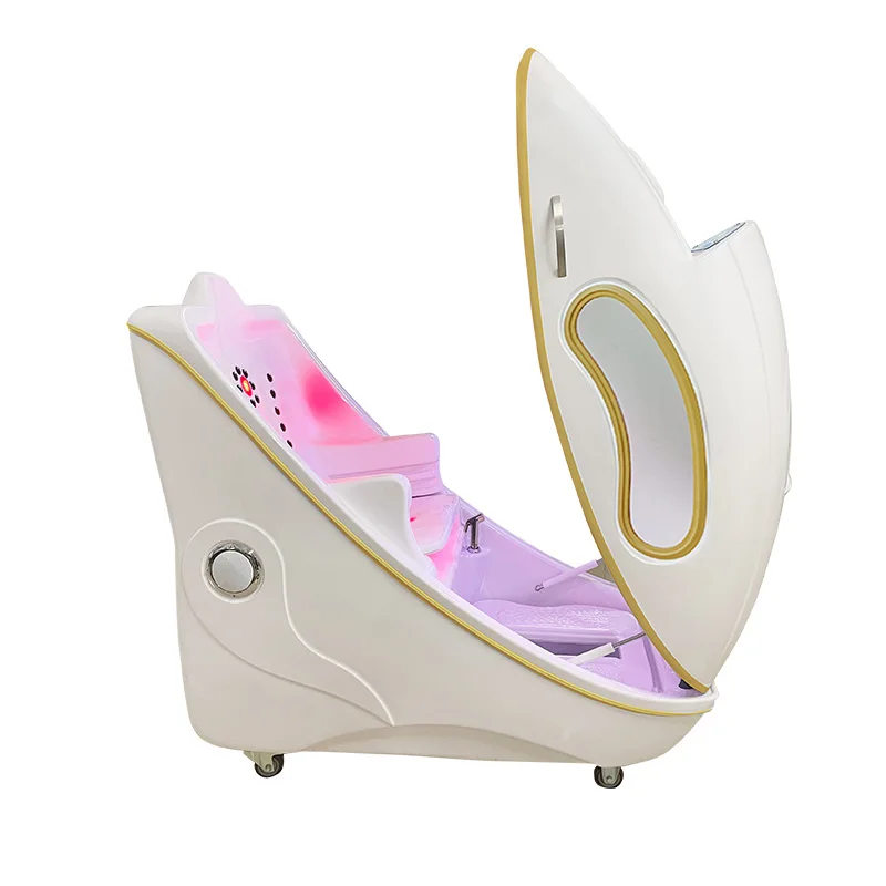 Guangyang professionaL sauna capsule with red light therapy Steam heating Sitting steam spa capsule with ozone and MP3 player