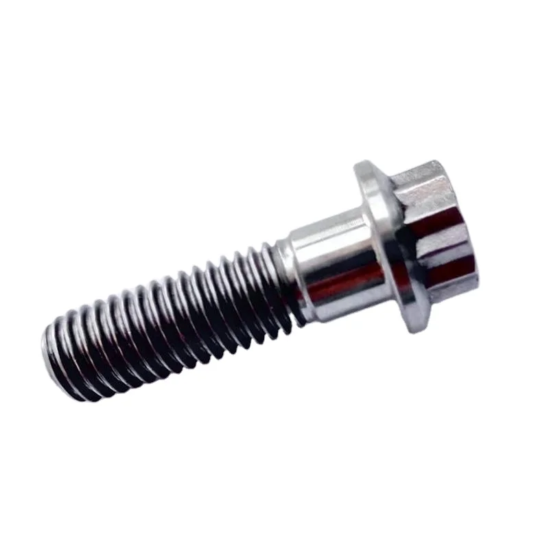 M6 M8 Titanium GR5 12 Point Flange Bolt