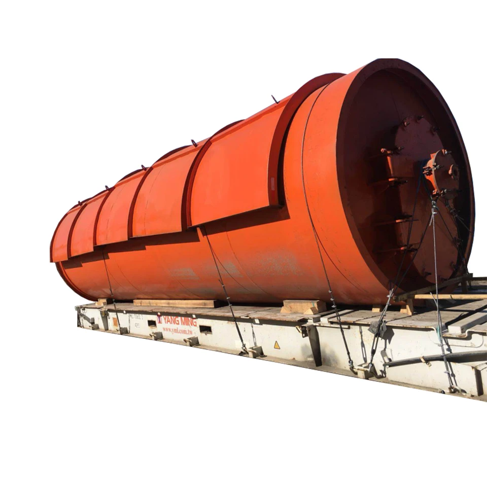 used rubber, tires, plastics  to fuel pyrolysis equipment