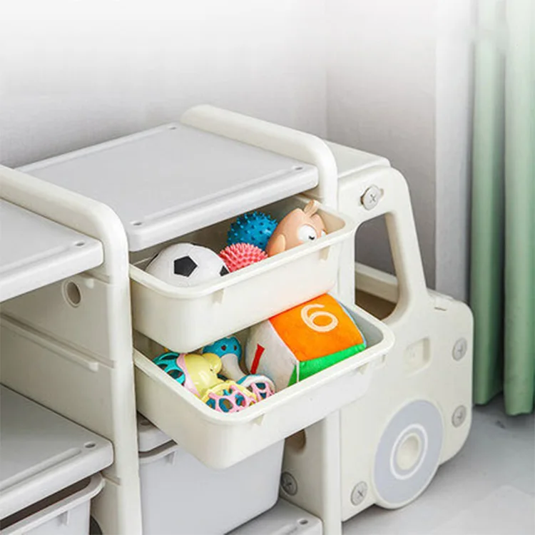 Вместительная Автомобильная игрушечная полка, книжные полки, органайзер, детские шкафы, стеллаж для хранения, пластиковые детские шкафы