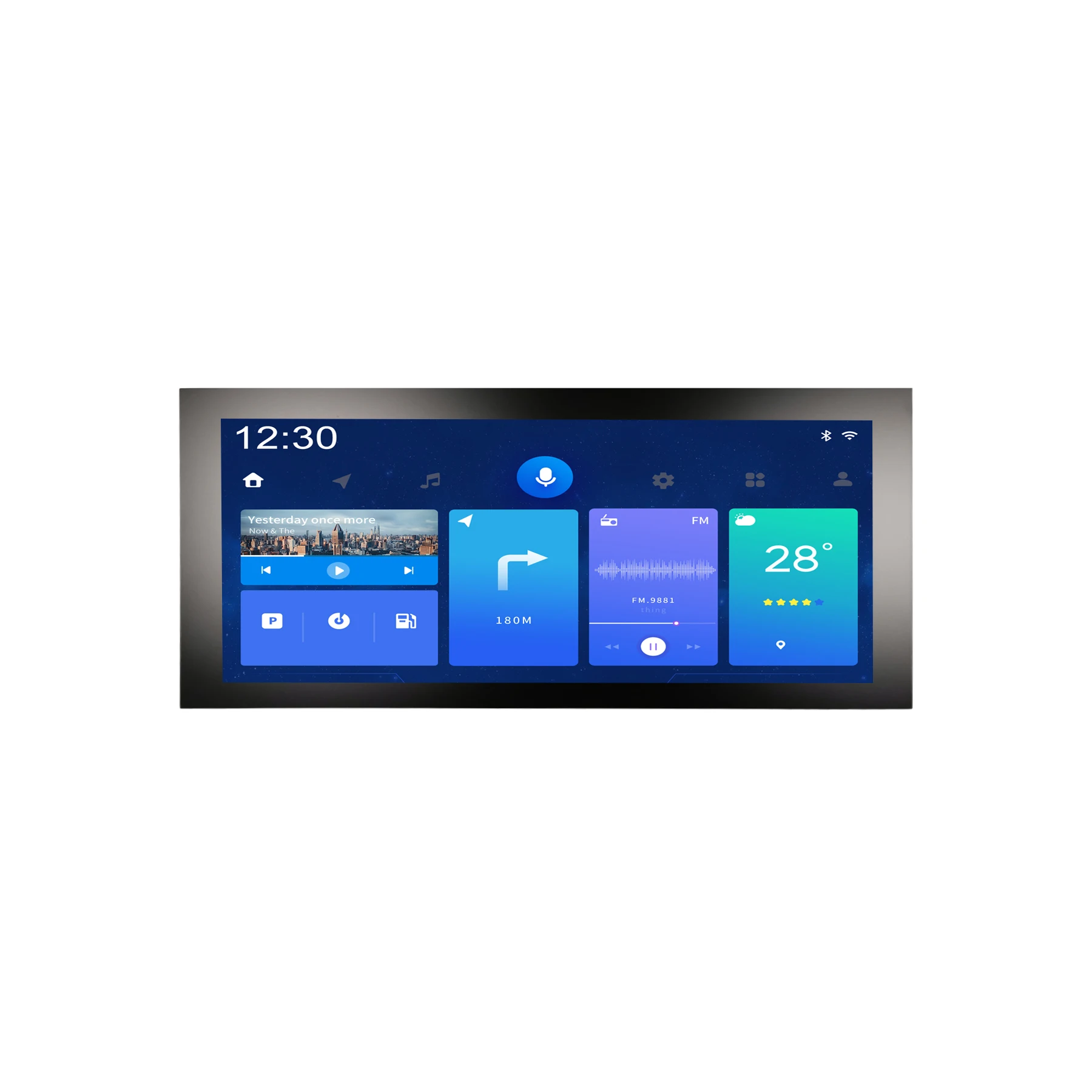 Factory supply AUO original screen 12.3inch ips lcd panel 1920x720 LVDS Lcd screen