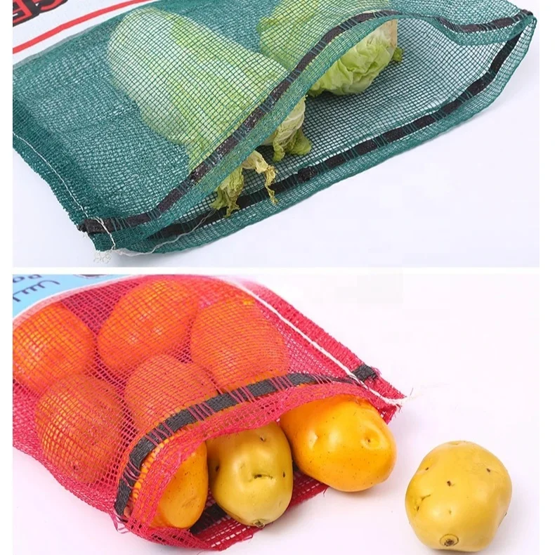 Перерабатываемая упаковка для овощей, лука, картофеля, полипропиленовая сетка, мешок для дров, HDPE, сетка из моноволокна