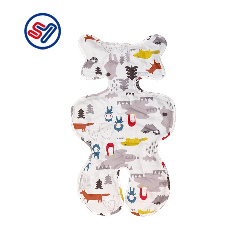
Keep Baby Cool Outdoor with Self Cooling Stroller baby sheepskin pram liner cushion 
