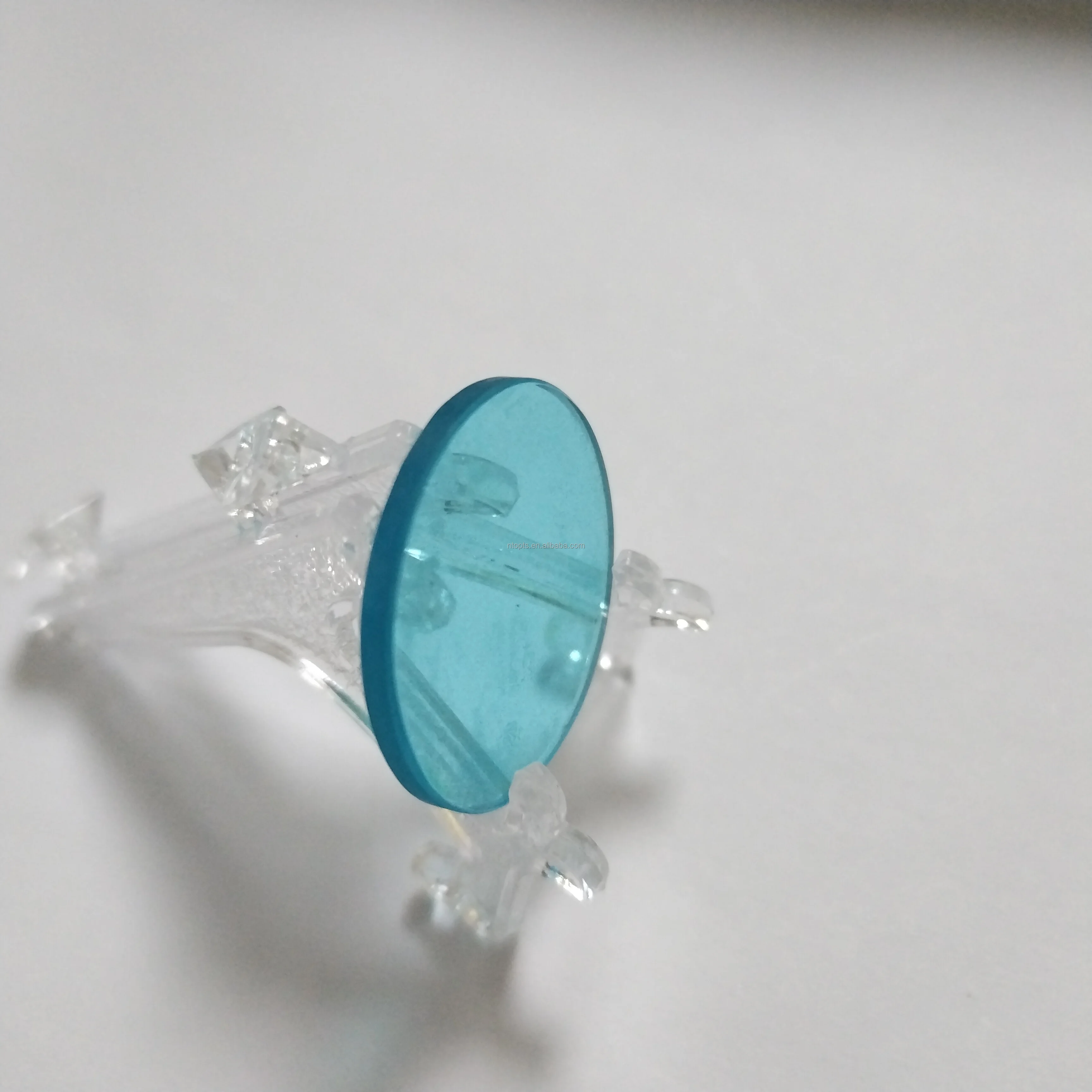 China Factory Oem Optical Blue Colored Glass Filters QB21 Discs BG38