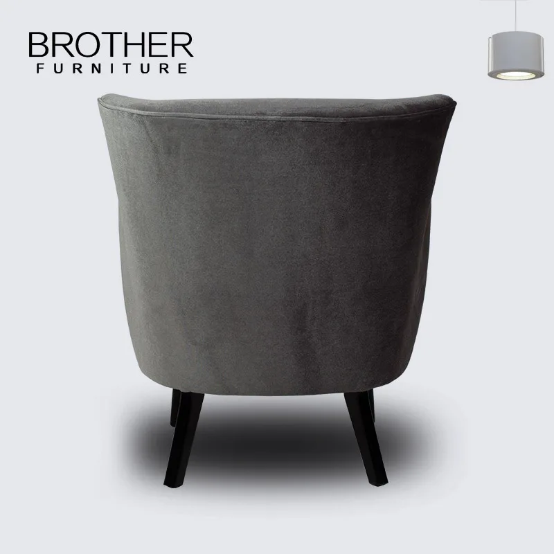 New trend product high back lazy sofa chair  aviators red velvet armchair