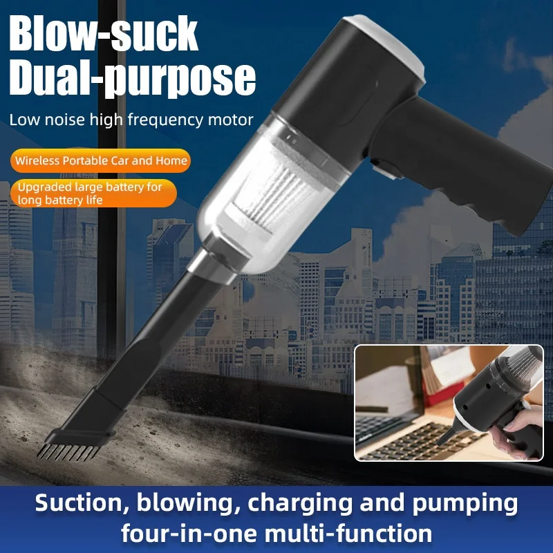 Factory New Products Handheld Portable Rechargeable Mini Cordless Car And Home Vacuum Cleaner