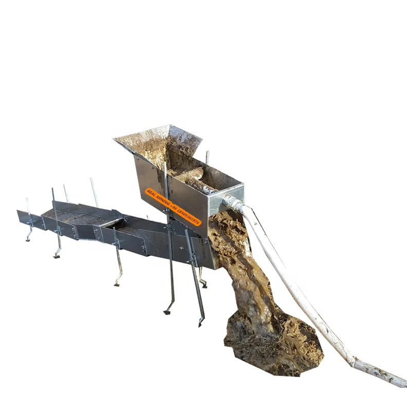 gold mining sluice box equipment gold panning sluice box