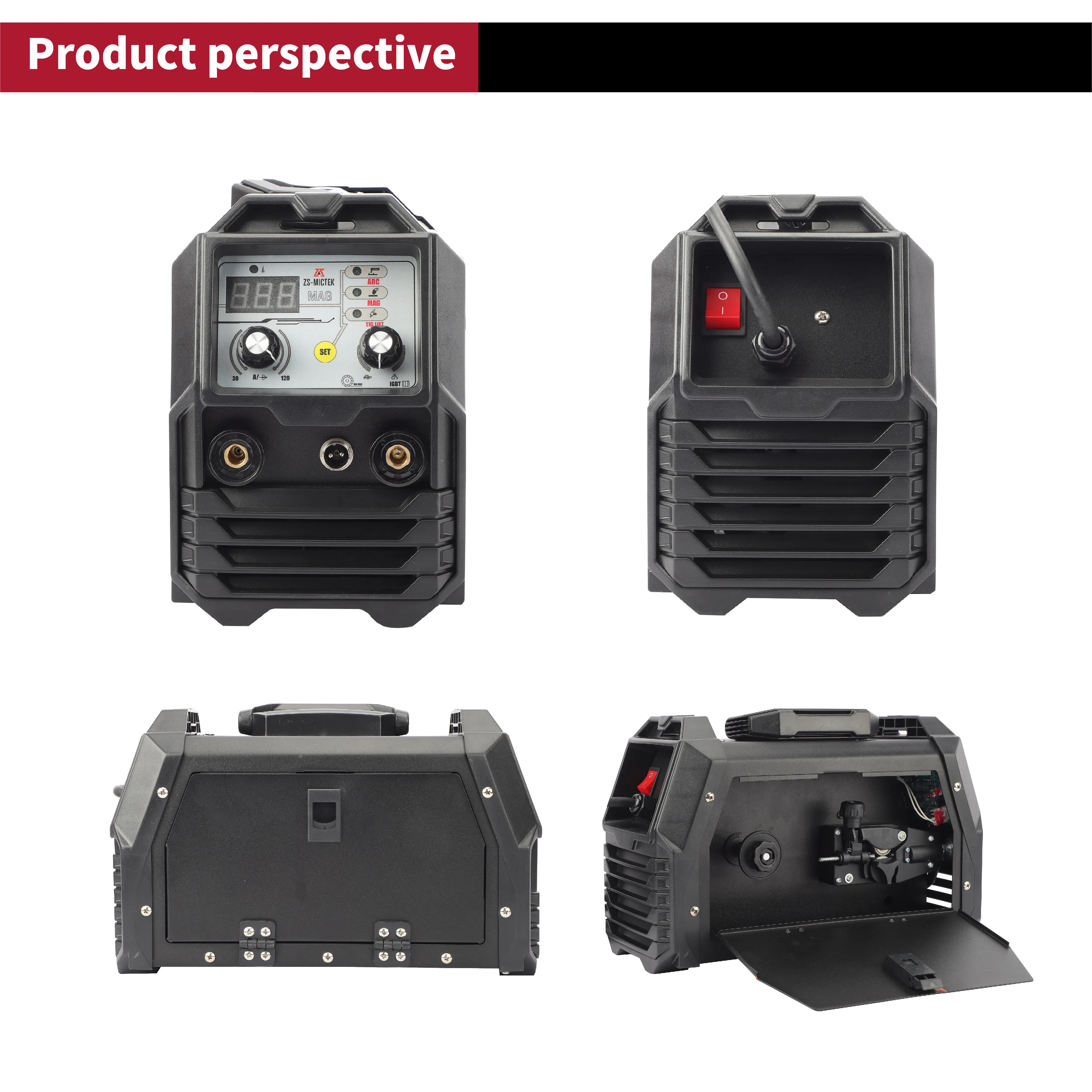 3 in 1 Dual Voltage Welding Machine Self-protected Are Welder Mig Welding Machine For Stainless Steel,Ste