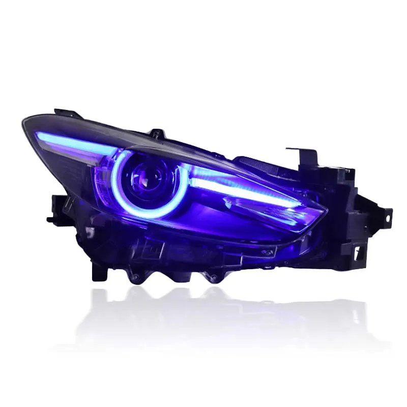 REMABAN Auto lighting Headlight Fit For Mazda 3 Axela 2014-2019 Front Light LED Headlamp