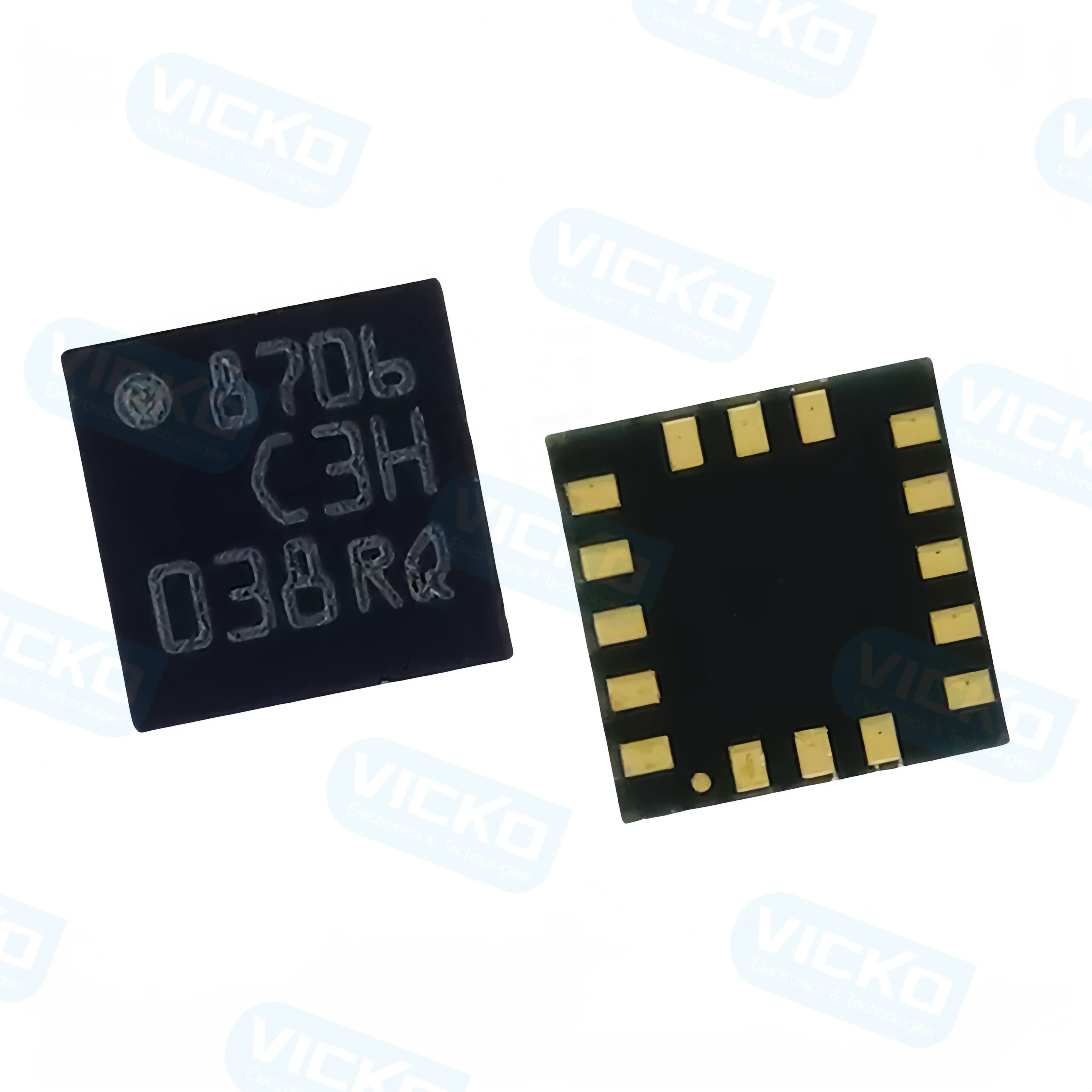 VICKO LIS3DHTR LGA-16 Integrated Circuit IC Electronic Components Original PCBA PCB New Stock Chips Microcontrollers lis3dhtr