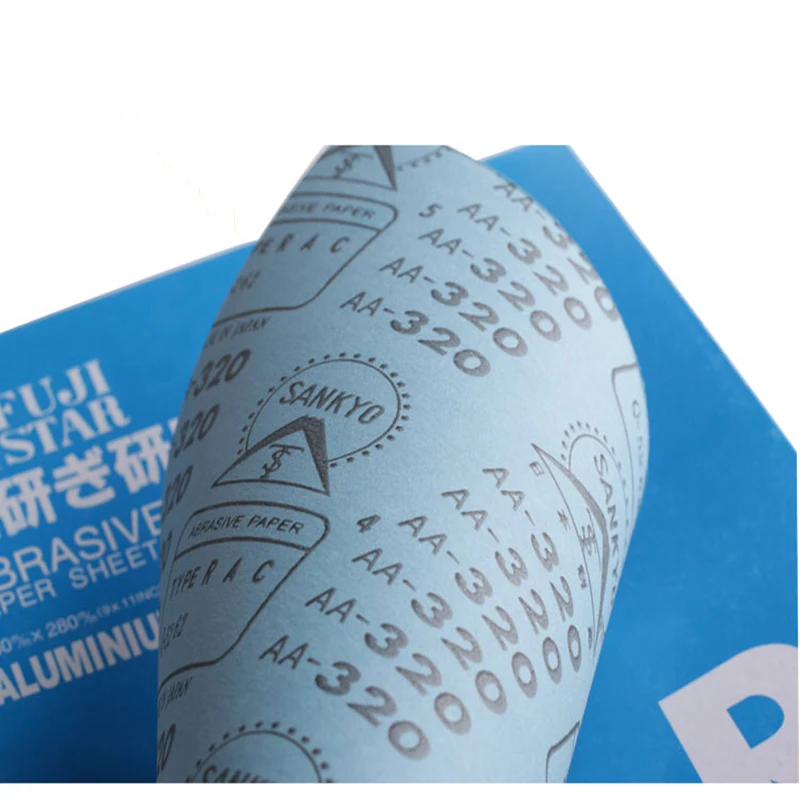 Japanese Fuji Star Sandpaper Dry Sanding Paper White Abrasive for Nail Files