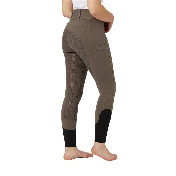Factory Price Smooth  Non-Binding Equestrian Breeches Breathable Lightweight Button Front Breeches