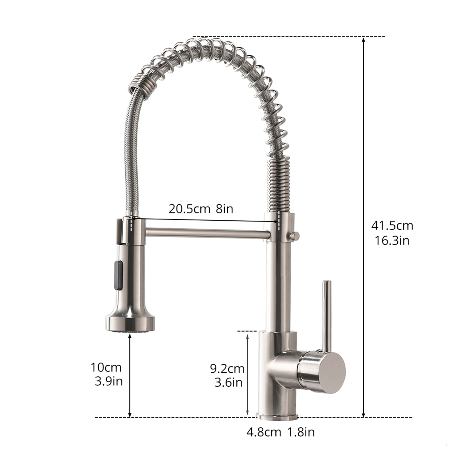 FLG cUPC Modern Luxury kitchen Faucet Mixer Brush Copper High Quality Sink Water Tap Faucet For kitchen
