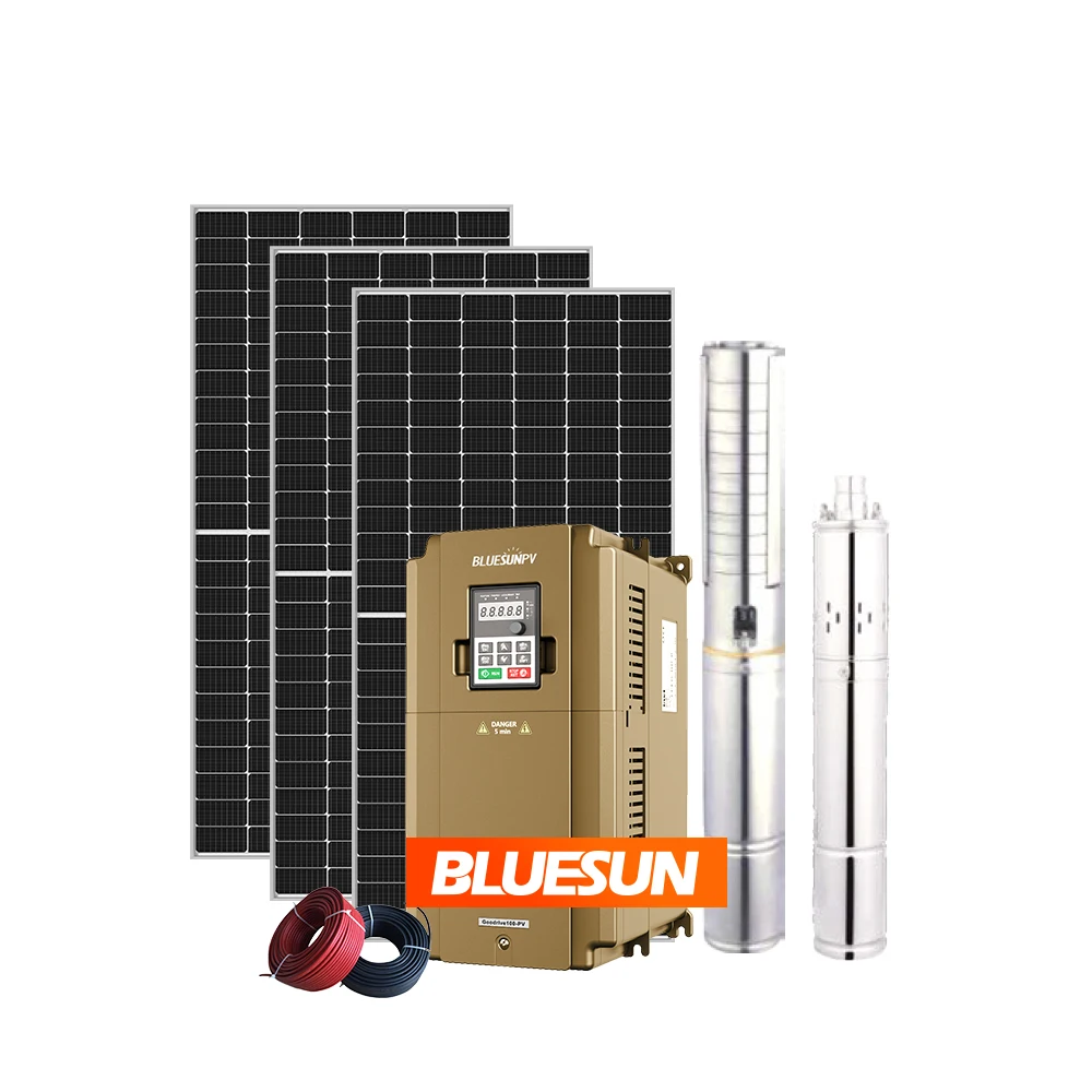 Энергосберегающий насос для массового расхода Bluesun солнечная система 220 В 380 Солнечная насосная водяного