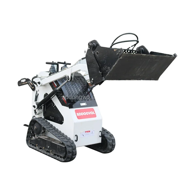 Mini loader skid steer loaders with tracked snow blower lawn mower breaker hammer earth-moving machinery