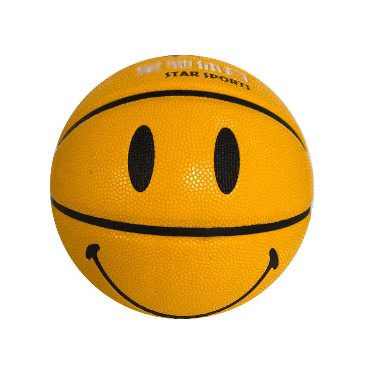 Funny Transparent Ball Custom Logo Basketballs Red-white-blue Color Net Basketball