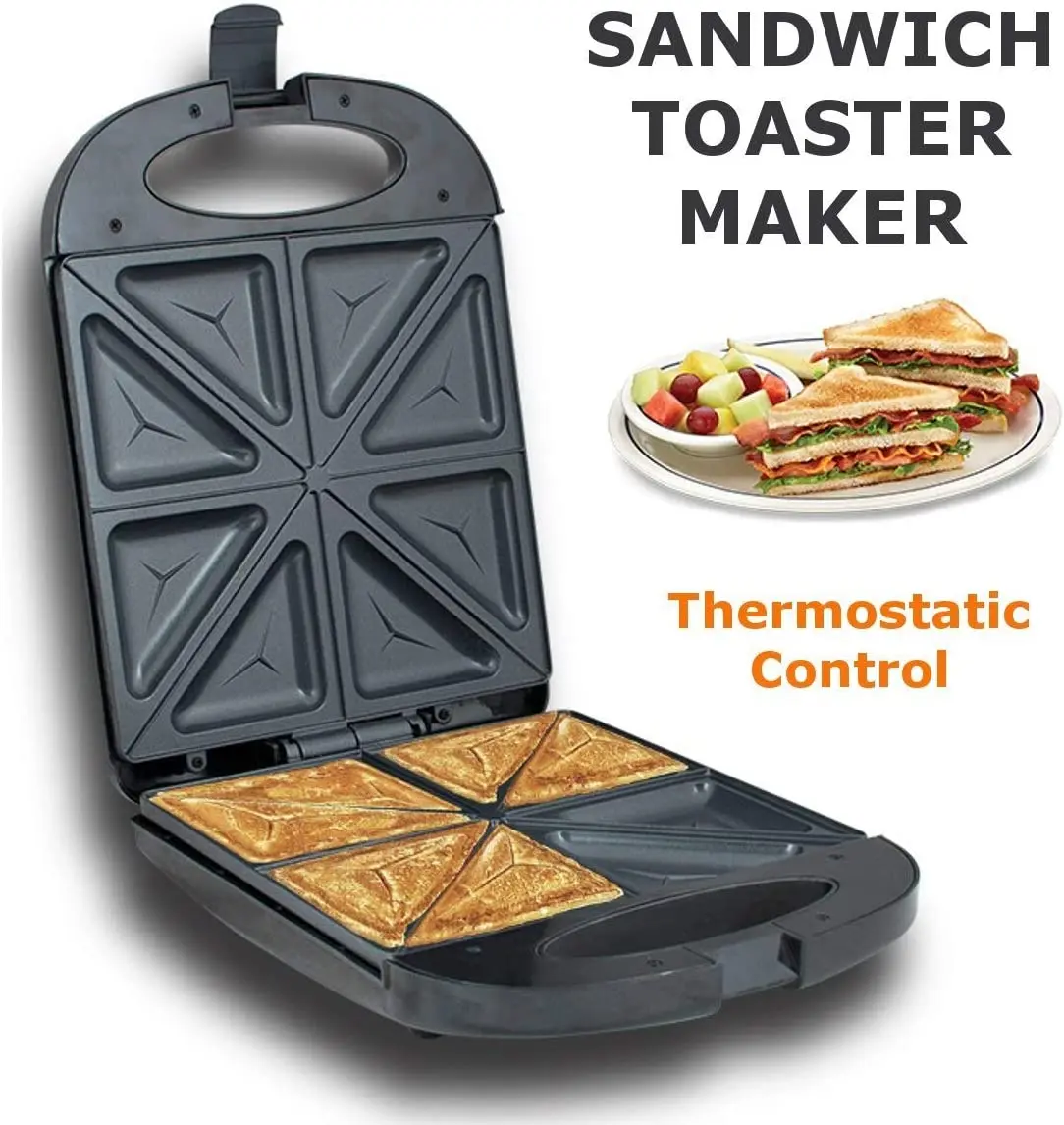 2020 Professional Multi-Function Electric 4 Slice Toasted Sandwich Maker For Home Use