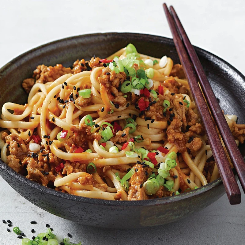 High Quality Wholesale Ready Noodles Super Stretch Udon Noodle Cooking 2 Minute