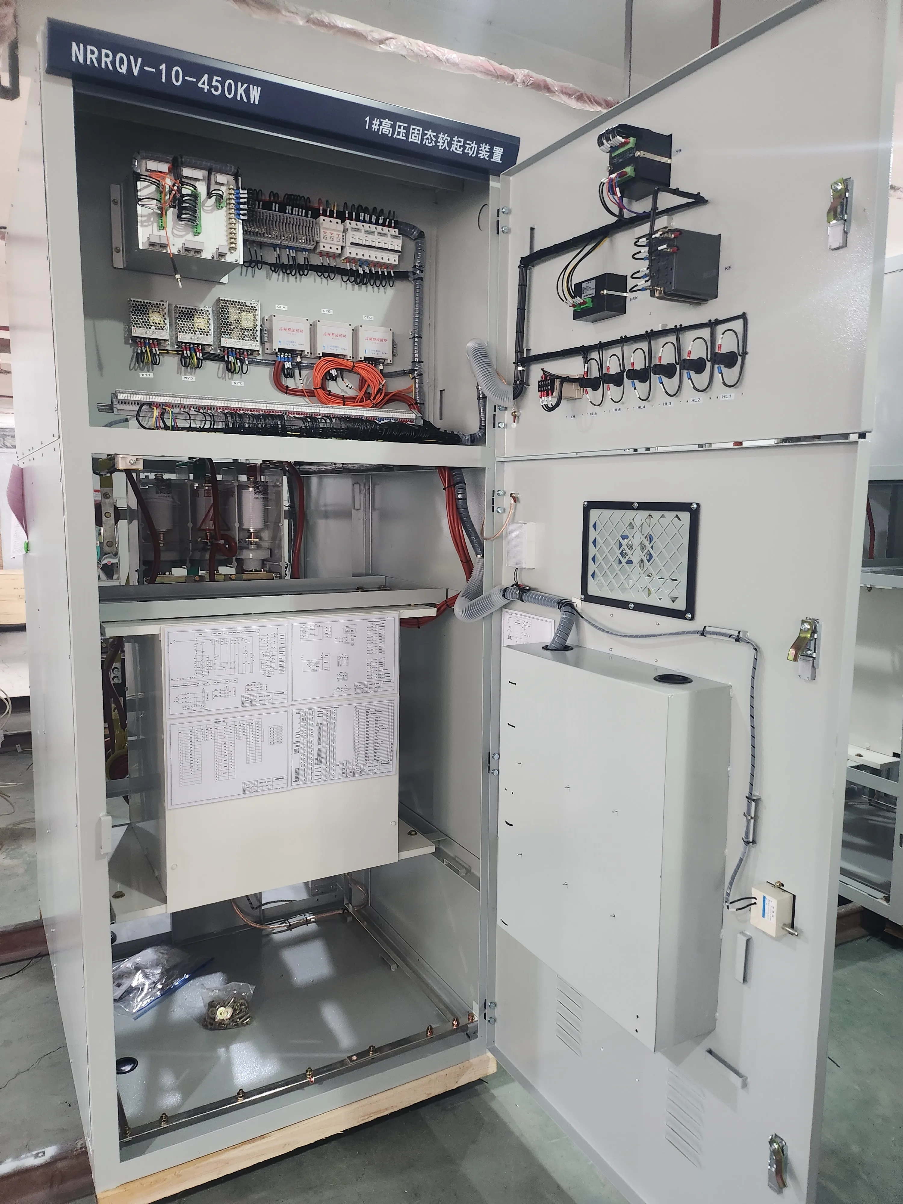 6kv 10KV 450KW 550KW 1000KW NRRQV твердотельное устройство мягкого запуска мягкое стартер для двигателя