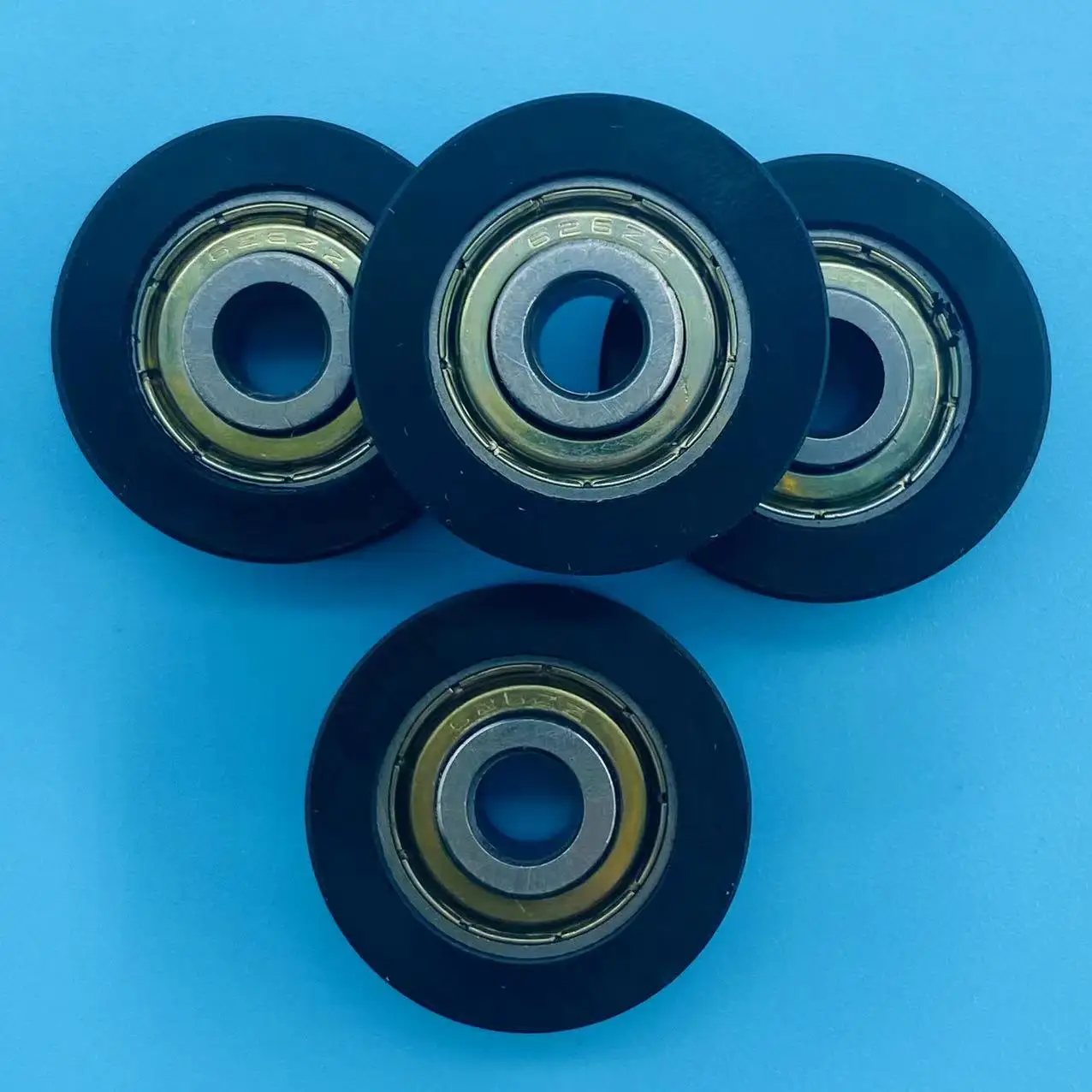 Superior Quality Black U-Type Nylon Size 6*26*10mm Pulley with 626zz Bearing