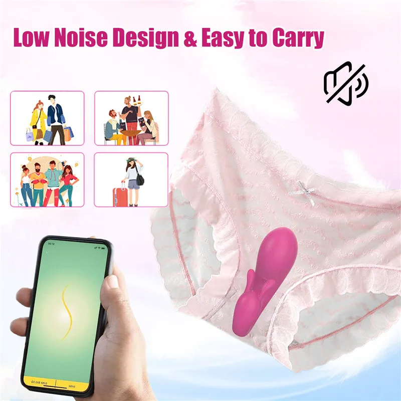 Long Distance Wearable Smart App Wireless Remote Controlled Vibrating Dildo G spot sex toy Women Panty Egg bluetooth Vibrator