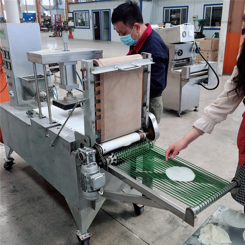 Machine Roti Making Tortilla Press Automatic Roti Maker Electric Tablet 304 Stainless Steel Min. 0.4mm 1-99seconds 2*5.5KW