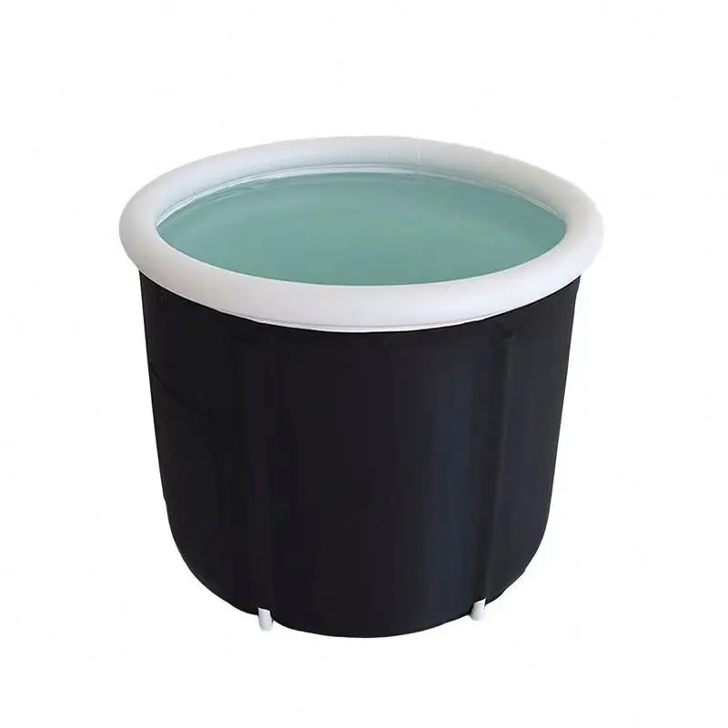 Household Customized Size Inflatable Ice Bath, Polyester Fabric Portable Ice Bath Tub For Sale