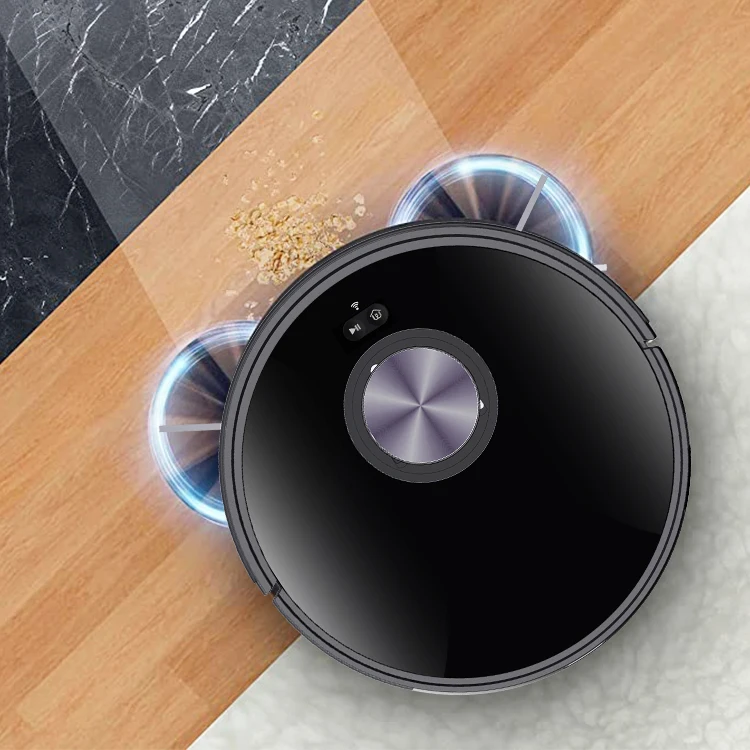 360 Vacuum And Mop Robot Cleaner Wifi Laser Navigation Robotic Vacuum Cleaner With A Mop For Wet Mopping