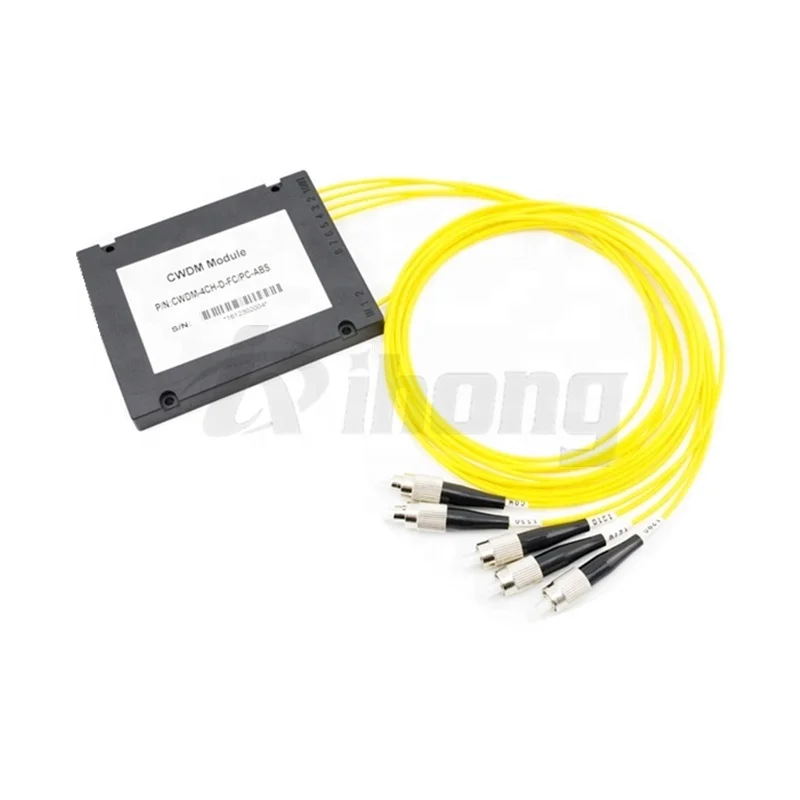 CWDM Module 1270~1610nm Wavelength Division With ABS Package 2/4/8/16 Channel Mux / Demux