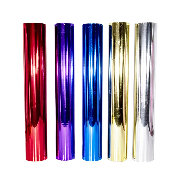 Gold PVC Reflect Film Hard Plastic Sheet Roll Metallized Rigid PVC Membrane Aluminum Laminate Foil Film