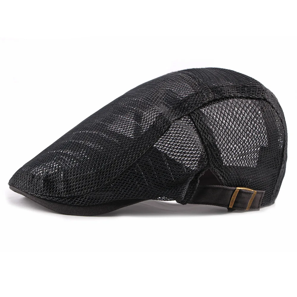 Summer Fsahion Casual All-match Hollow Out Retro Breathable Beret Cheap Ivy Hat For men