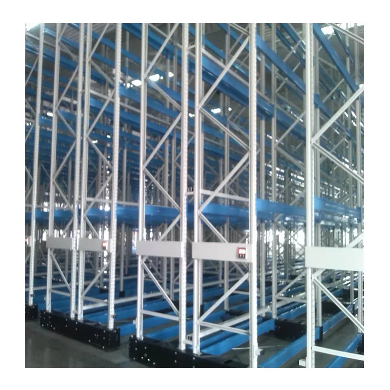 High density customized electric mobile pallet shelving storage metal racking system