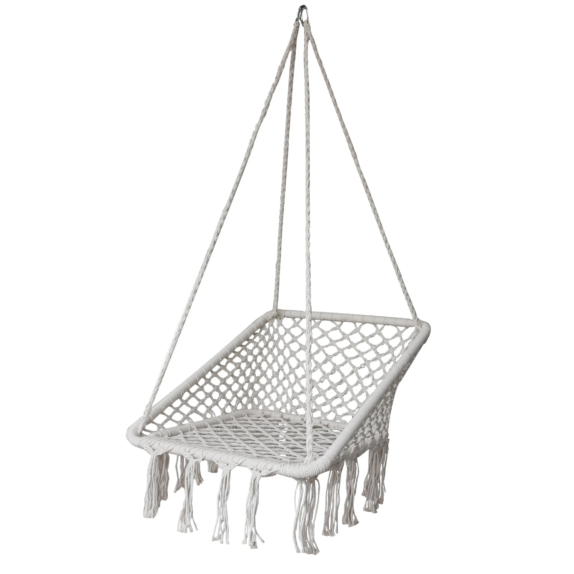 Оптовая продажа, украшение для дома, подвесное кресло из ротанга с высокой нагрузкой 200 кг, уличное подвесное кресло качели для весны и осени