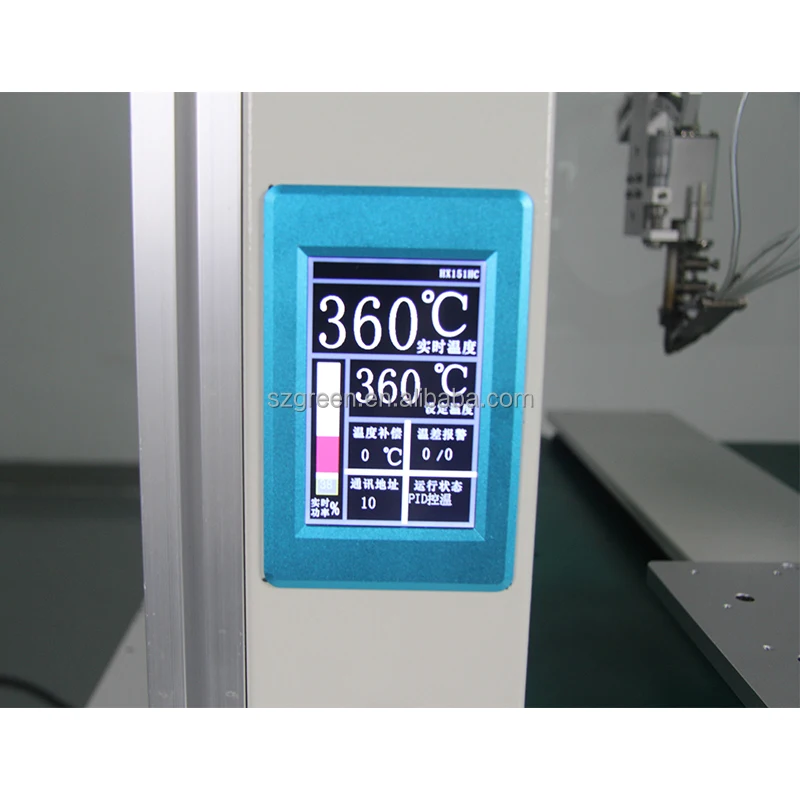 Green Cheapest Price Strong Factory Desktop PC Type Soldering Machine SI10R-S4 Semi Auto PCB LED SMT Welding Soldering Robot