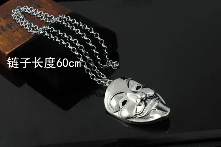 V-Vendor  Pendant Stainless Steel Link Chain Personalized Hip Hop Necklace