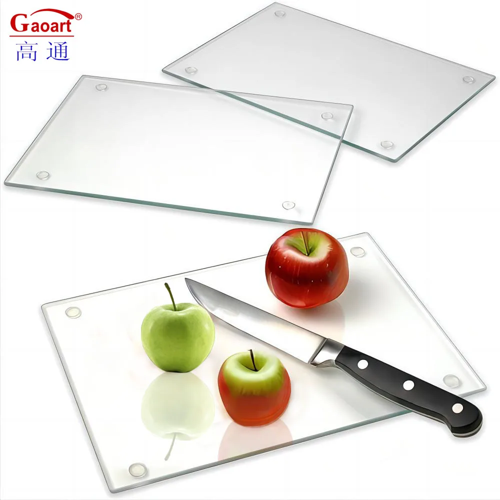 Toughened Chopping Block Kitchen No Design Cutting Board Factory Direct Sale Tempered Glass Rectangle Customer Size