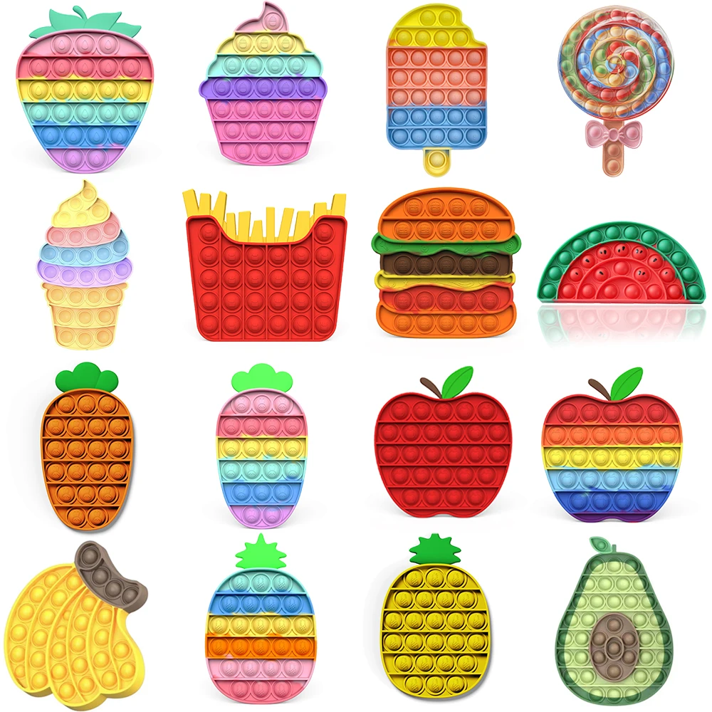 Push Bubble Sensory Toy Autism Needs Squishy Stress Reliever Toys Adult Child Funny Anti-stress Fidget It Decompression Gifts