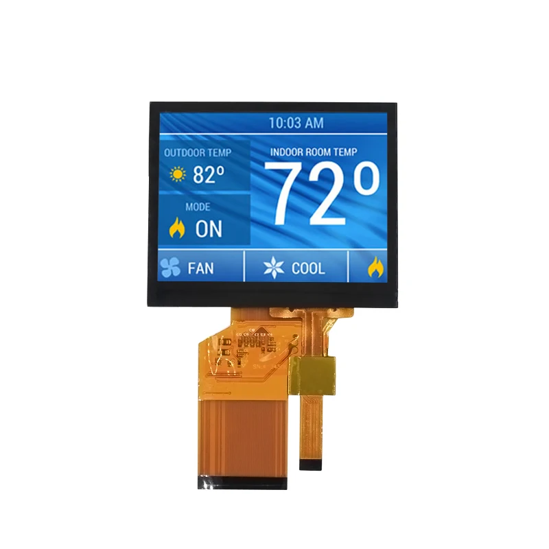 320x240 QVGA дисплей 3,5 дюймов ЖК-дисплей емкостный сенсорный экран модуль с 54Pin FPC