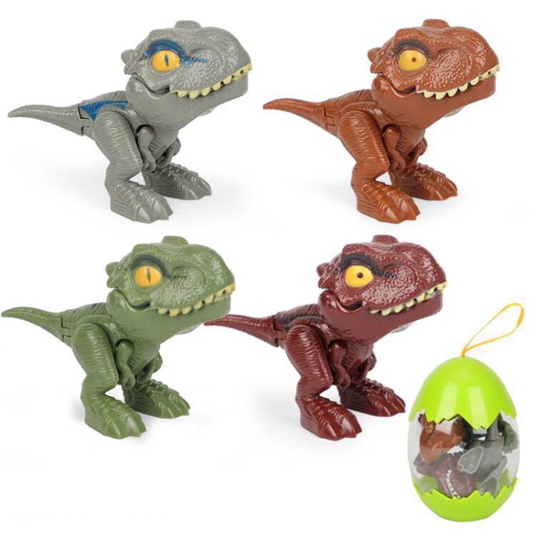Low Price Kids Plastic Simulation Standing Finger Sensory Game Biting Small Dinosaur Model Fidget Toy