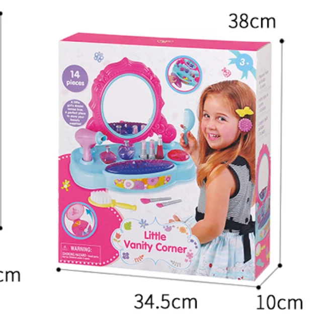 Latest Design Children Pretend Play Girls Toys Cosmetics Kit Make Up Toys Beauty Set Toy