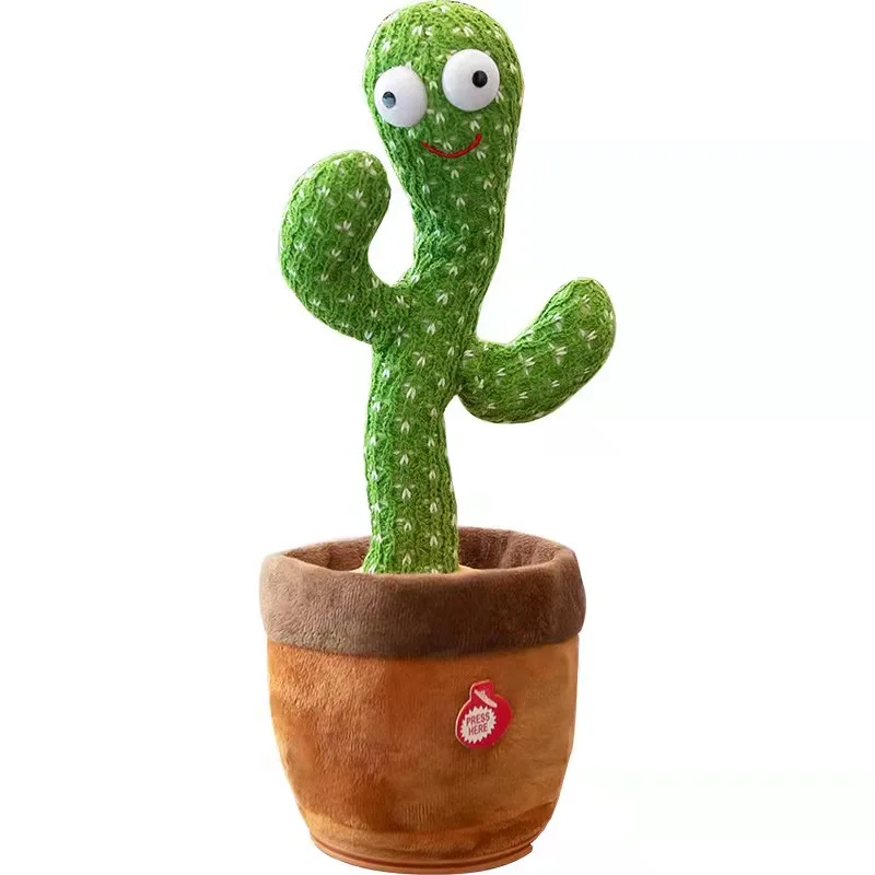Hot Sale Stuffed Toys singing Kid Gifts Funny Dancing Cactus Plush Toys Children Toys with music