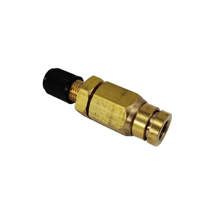 6mm OD Tubing Brass Air Tank Fill Valve