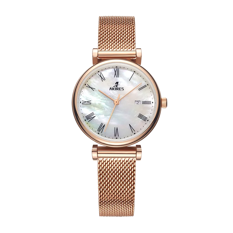 Golden Fashion Quartz Wrist Watches Leather Set Luxury Vintage Womens Skeleton Cheap Quartz Watch