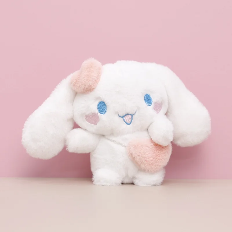 2023 Anime Sanrio keychain Demon Kuromi Plush Toy sanrio accessories Sitting Kitty Plush Doll bag purse for kids