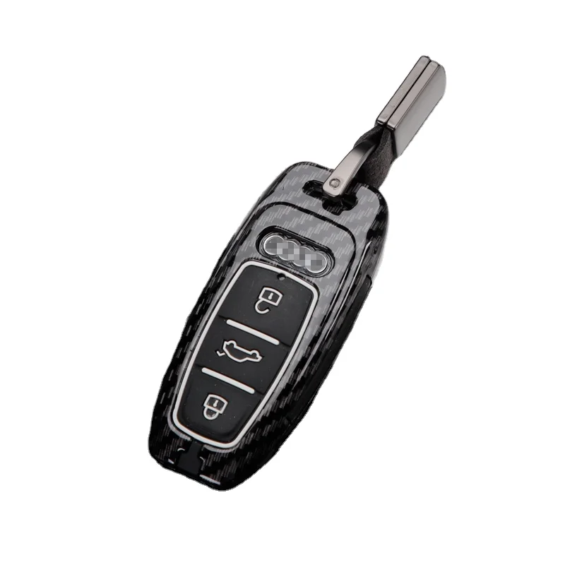 
auto accessories key cover holder protector leather car key case shell for audi a3 a5 q3 q5 a6 c5 c6 a4 b6 b7 b8 tt 80 s6 