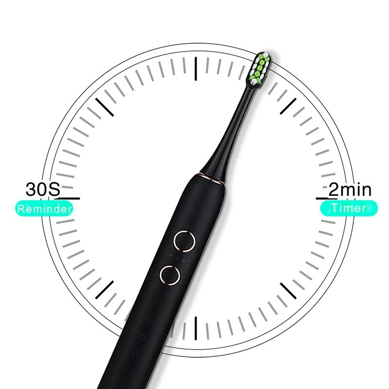 Oday Adult Automatic Whitening Rechargeable Customized Wholesale Sonic Electric Toothbrush